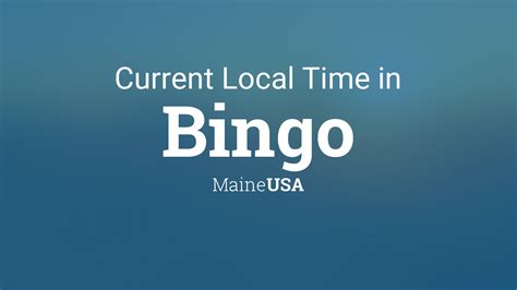 bingo maine